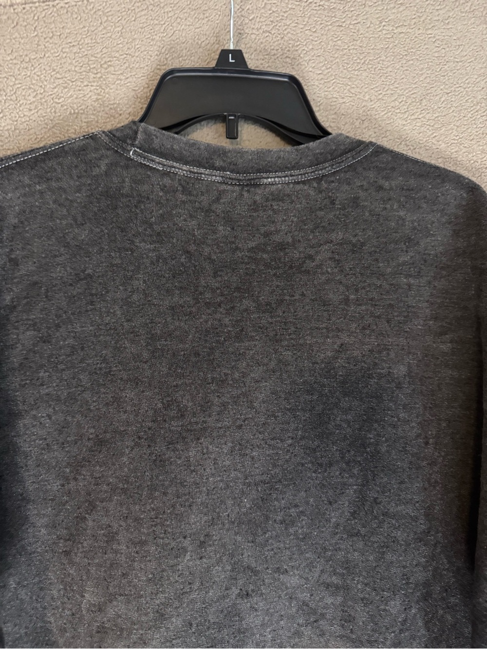 Charcoal Graphic Sweatshirt with Neon 'Boyz N The Hood' Panel - Picture 7 of 8